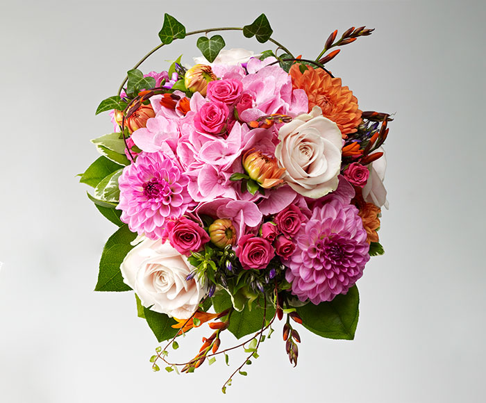Brautstrauß aus Spätsommerblumen